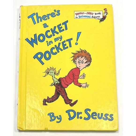 Lot 7 DR. SEUSS Hardcover BOOKS Fox in Socks Foot Book Wocket in My Pocket Fish - Picture 14 of 16